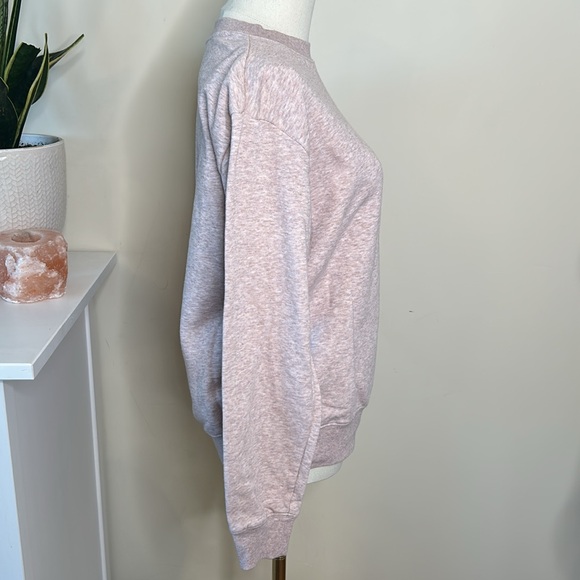 H&M heathered pink sweatshirt x-small - Picture 4 of 6